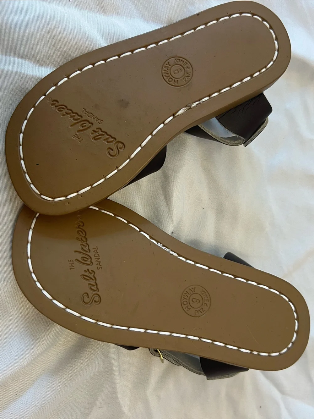 Salt Water Sandals Surfer Brown Size Toddler 9